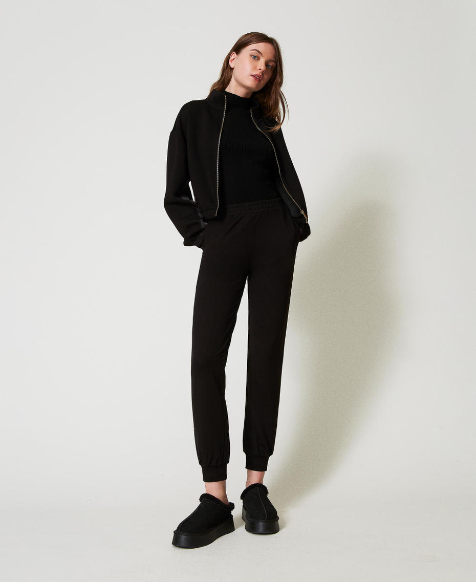 Joggers with pockets Black Woman 242LL2JGG_00006_01