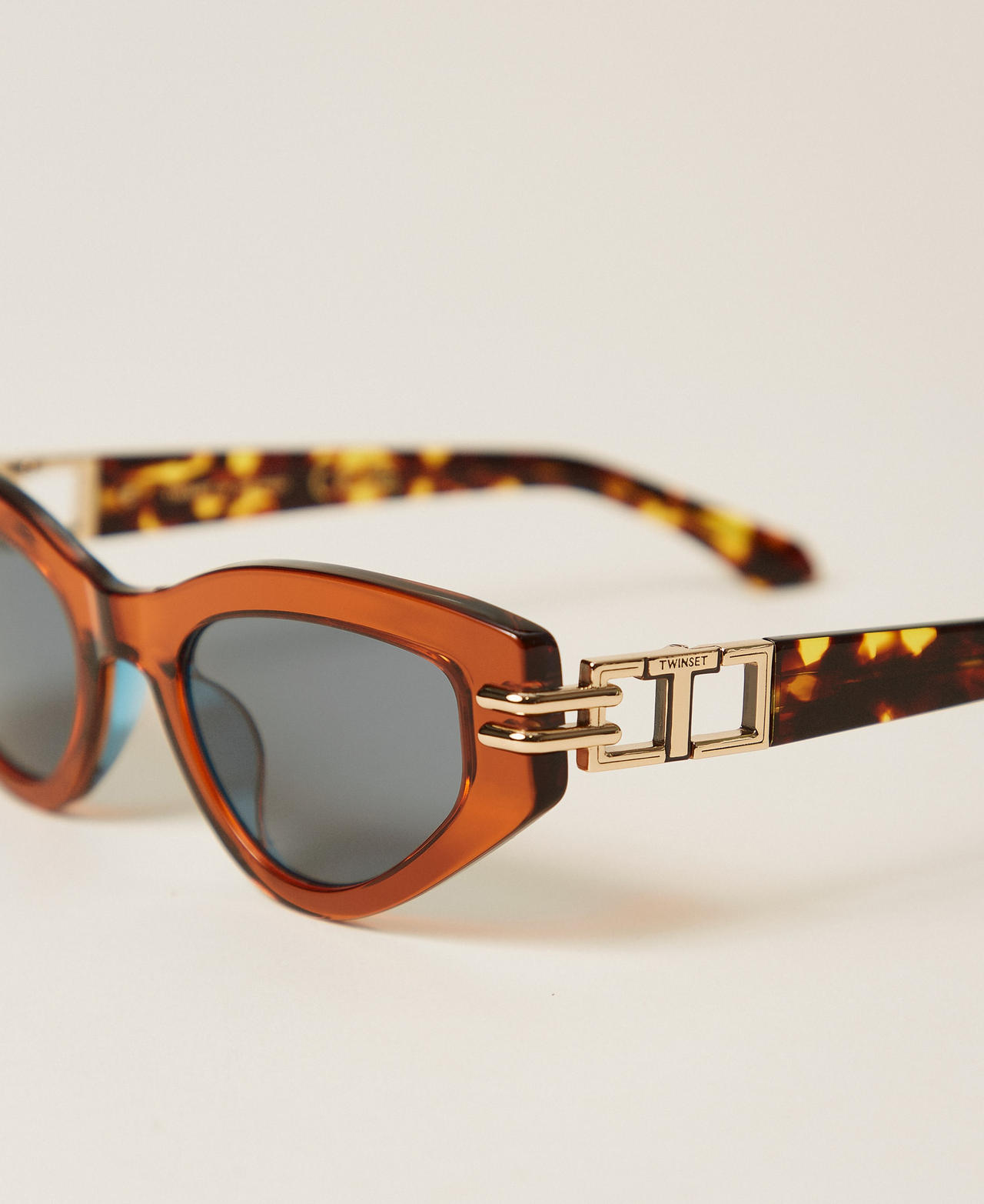 Butterfly sunglasses Rust Brown Woman 999TZ5069_13143_03