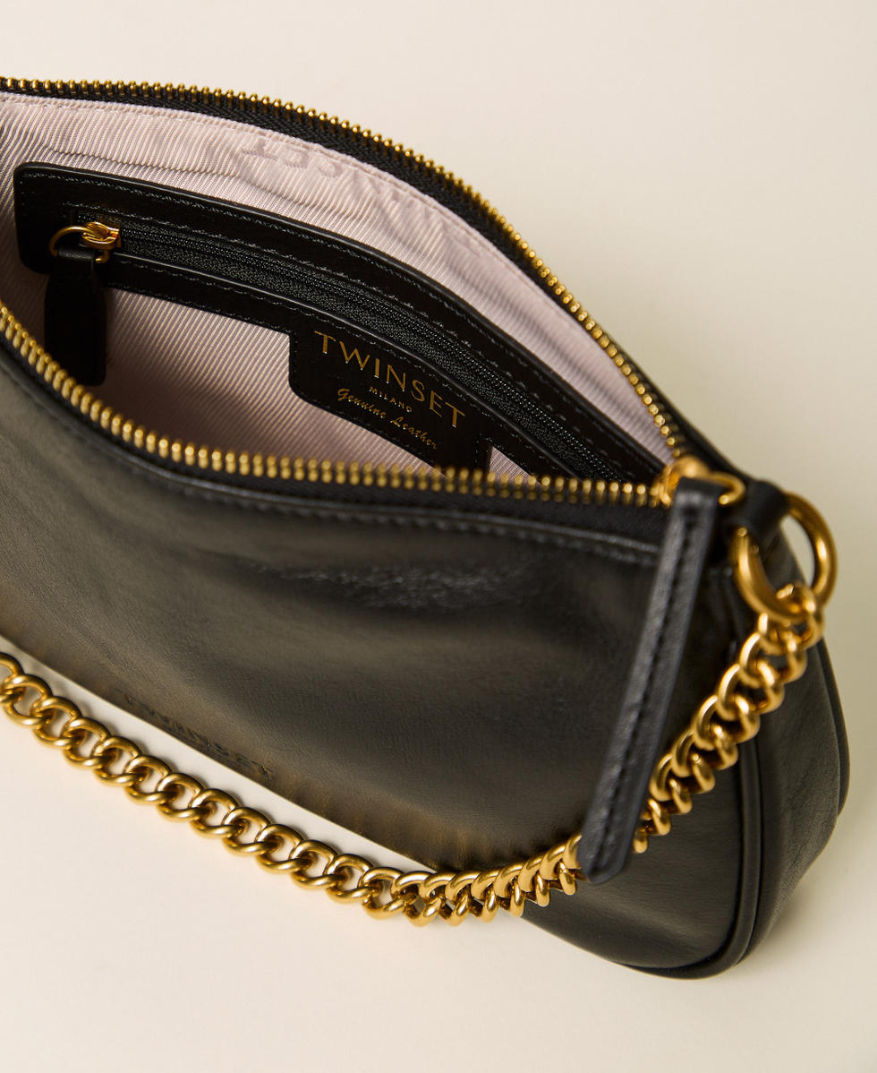 Leather shoulder bag Black Woman 262TB7184_00006_04