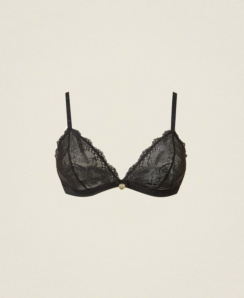 Lace triangle bra Black Woman 262LI6C22_00006_S0