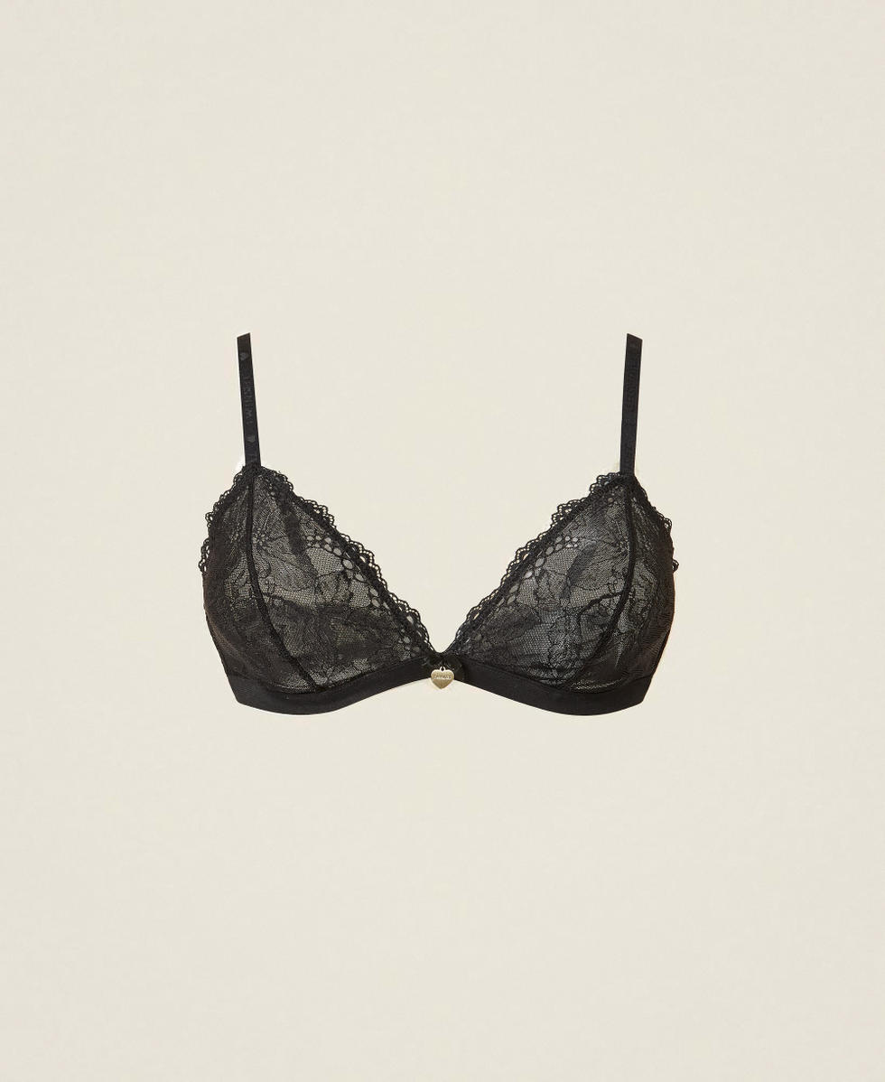 Soutien-gorge triangle en dentelle Noir Femme 262LI6C22_00006_S0