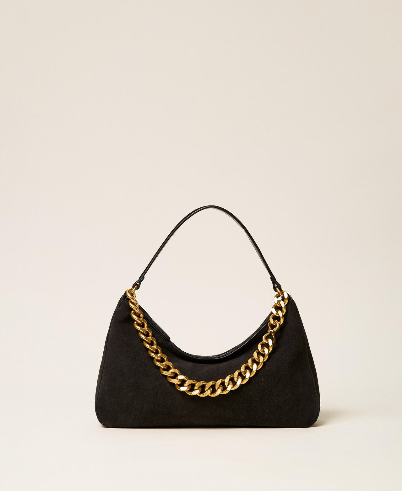 Sac Liliane moyen en cuir velours