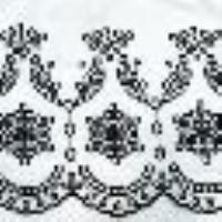 Short pyjamas with embroidery Off White/Black Woman 13288_C