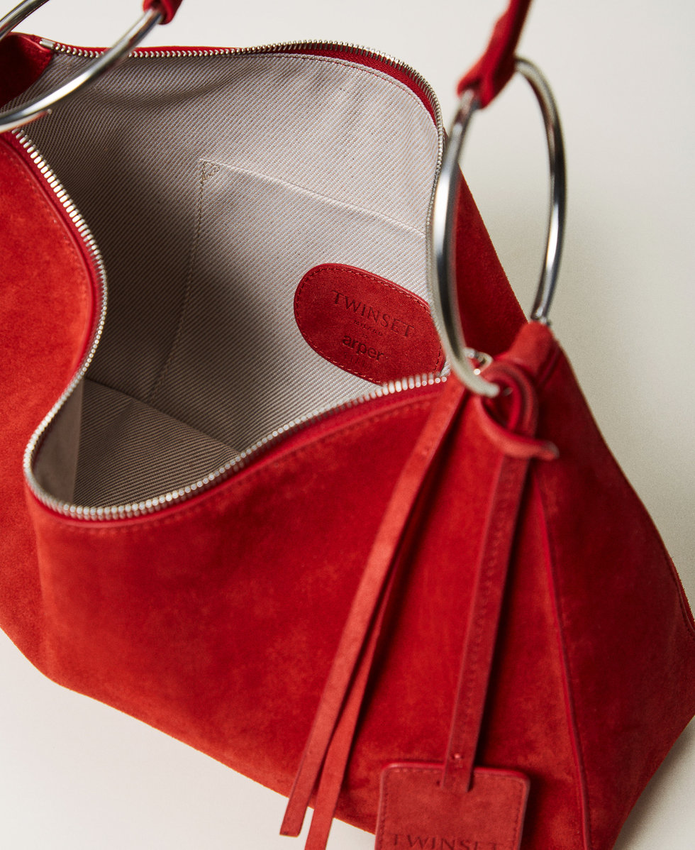 'Liliane' Twinset x Arper bag Oriental red Woman 251TD8340_00544_05