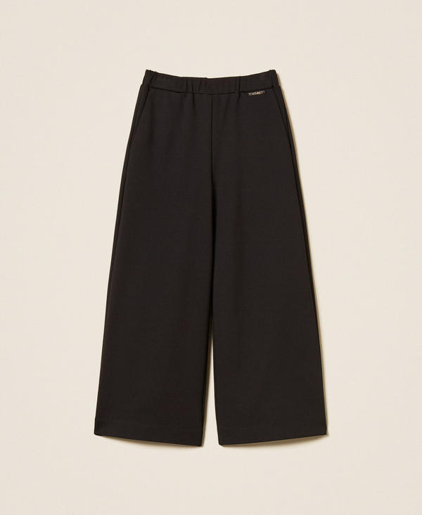 Cropped-Hose mit Taschen