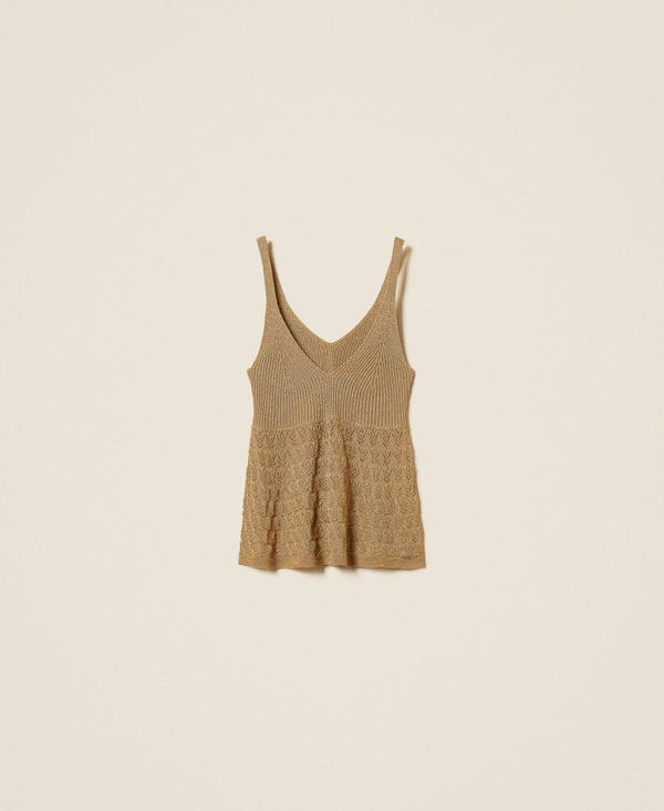 Figurbetontes Stricktop