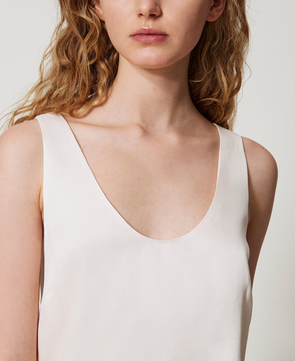 Top en satin Light Natural Femme 251TT2430_12227_04