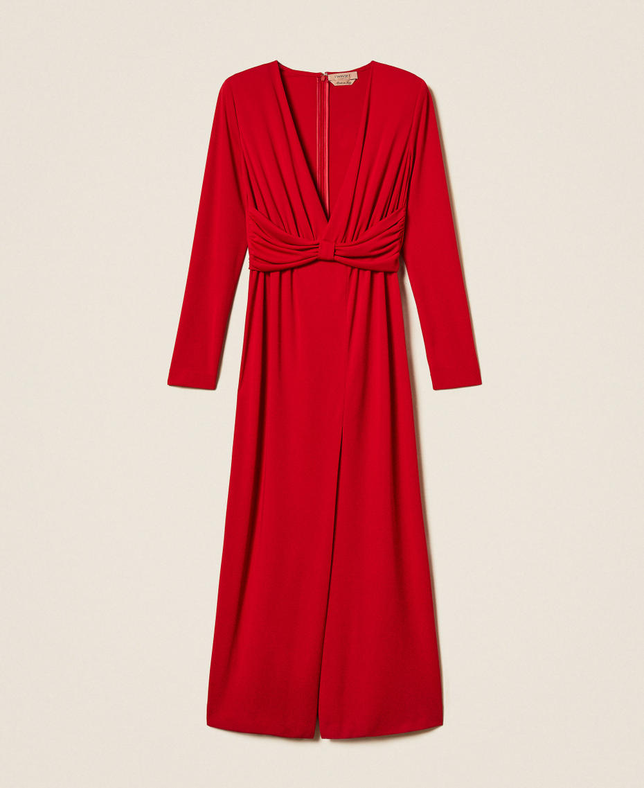 Long dress with draping Bloody Mary Woman 262TT2412_13464_S0