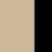 Caban in faux fur con alamari Bicolor Beige "Crystal Sand" / Nero Donna 13879_C