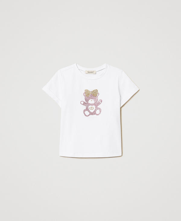 Regular fit T-shirt with studs