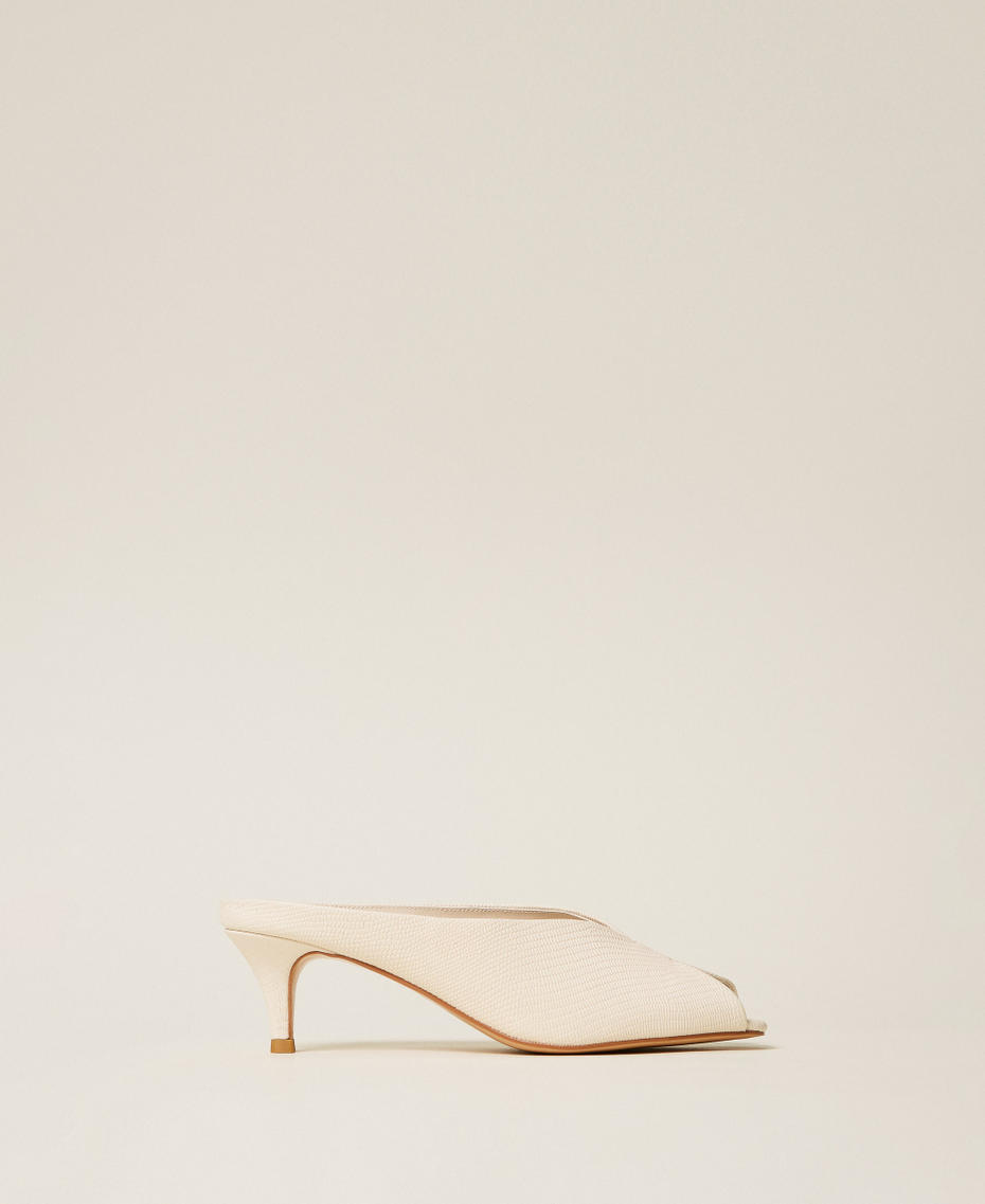 Leather mules Mother of Pearl Tejus Print Woman 261TGT018_13533_01