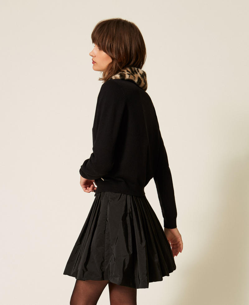 Taffeta balloon skirt Black Woman 262AP2204_00006_02