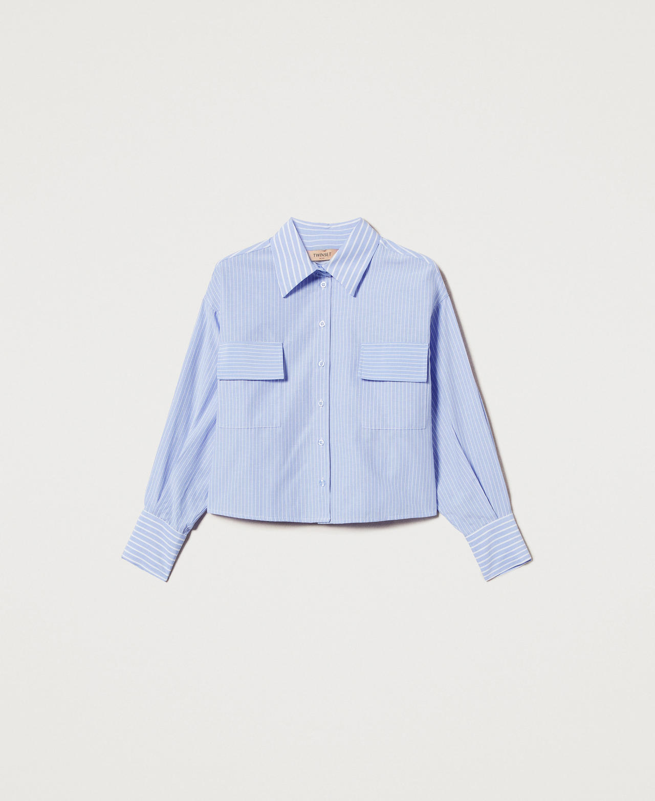 Camicia boxy a righe Mixed Micro Bastonetto Donna 251TF2040_12506_0S