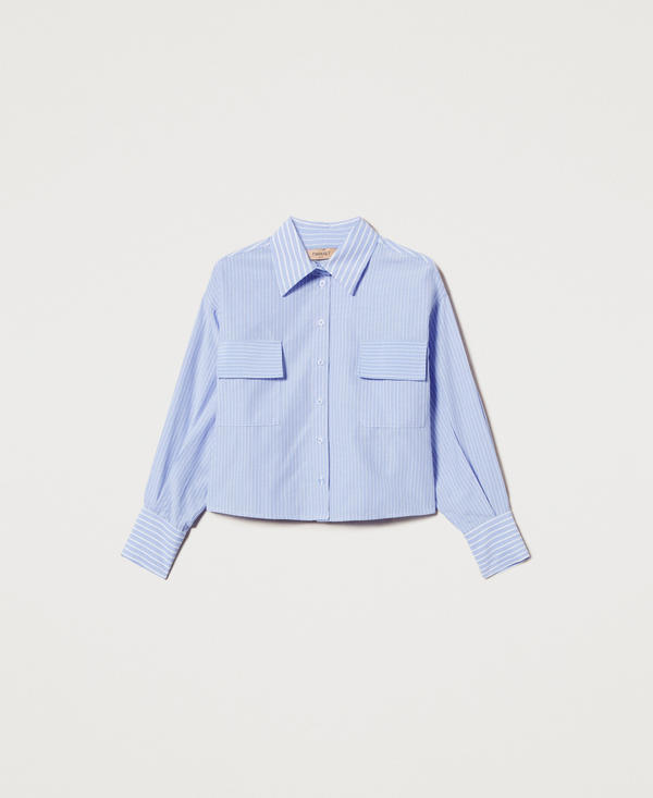 Camicia boxy a righe