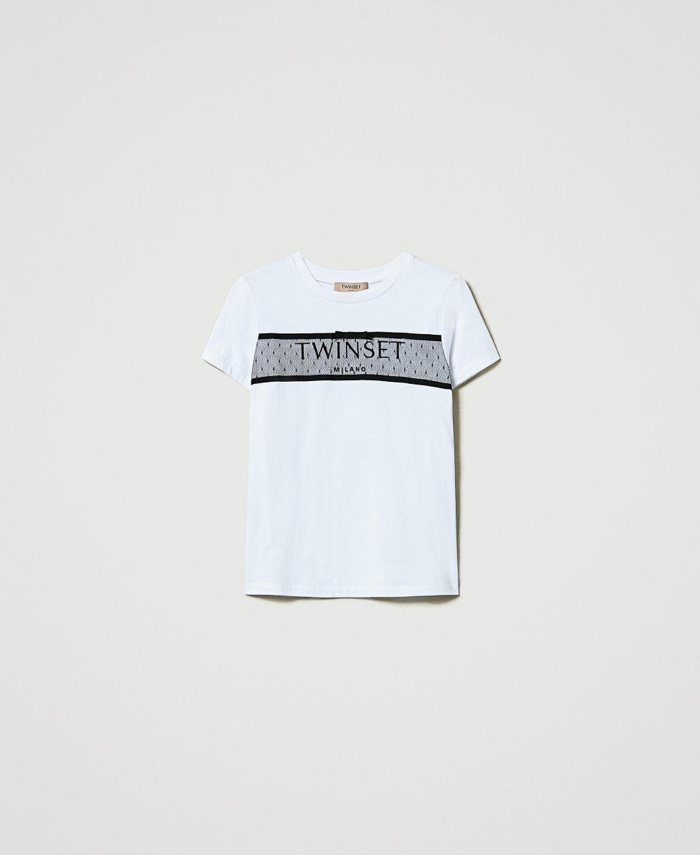 ESPRIT Maglietta Donna Con Ricamo – T-shirt In Cotone Con Maniche Corte, Capo Base Moda, Casual E Elegante