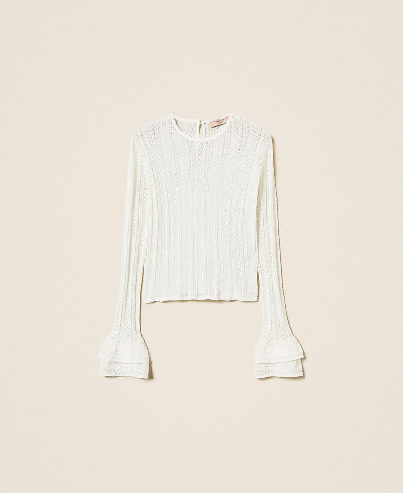 Jersey ceñido con volantes Lirio Mujer 252TP3181_00381_S0