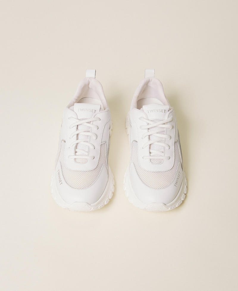 Leather running trainers Off White Girl 261GCJ01A_00526_04