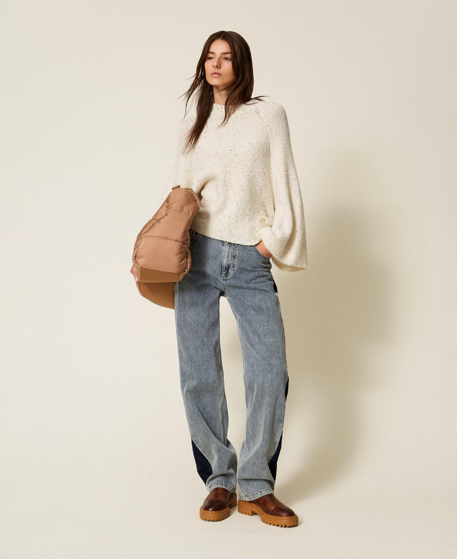 Sequin jumper Off White Woman 252LL3BBB_00526_T0