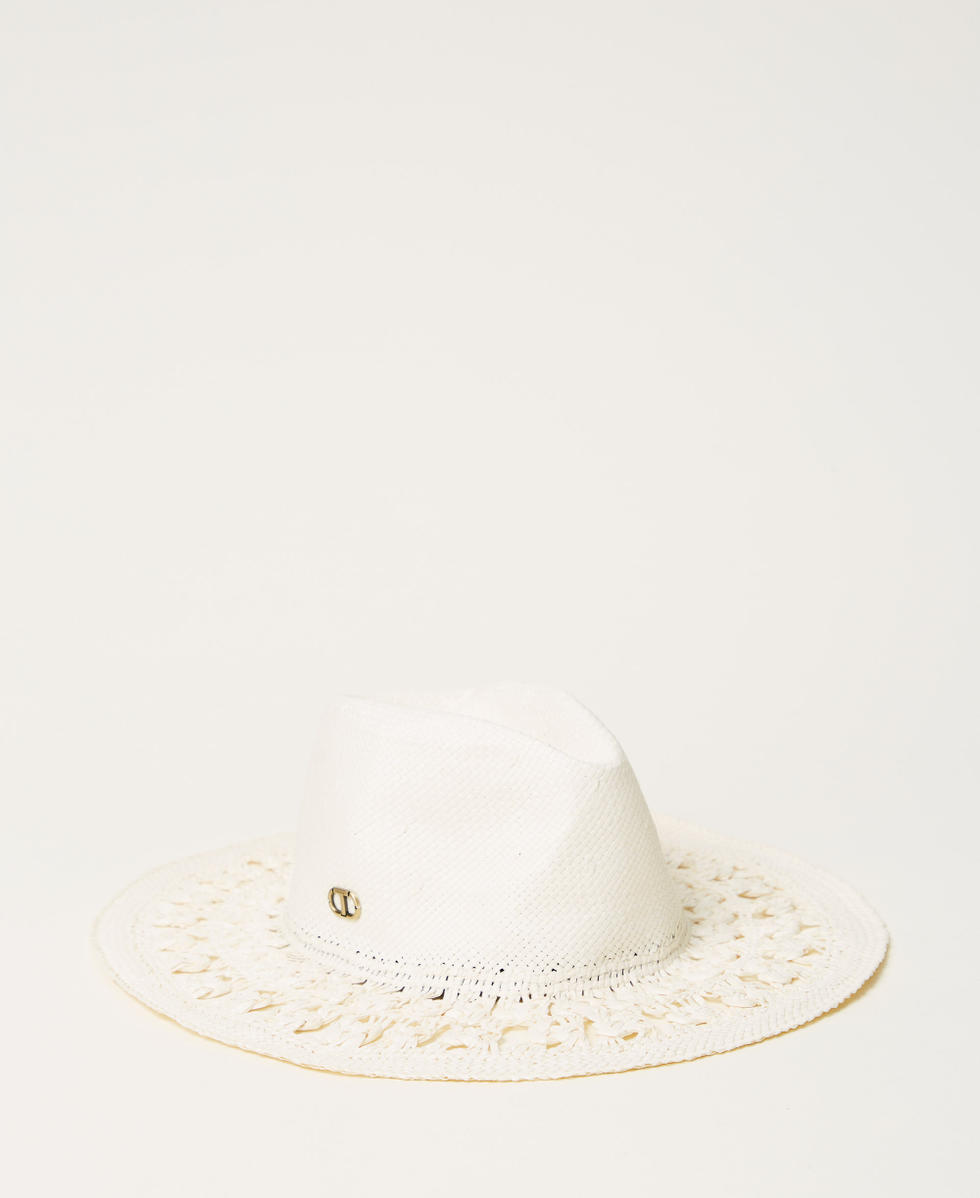 Openwork raffia-like hat White Snow Woman 251TO5502_00282_01