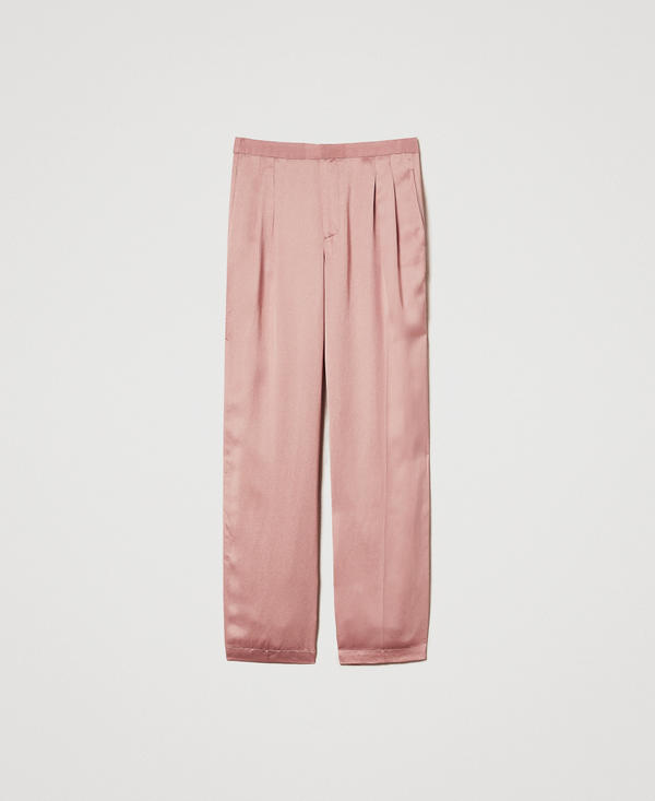 Pantalon en envers satin