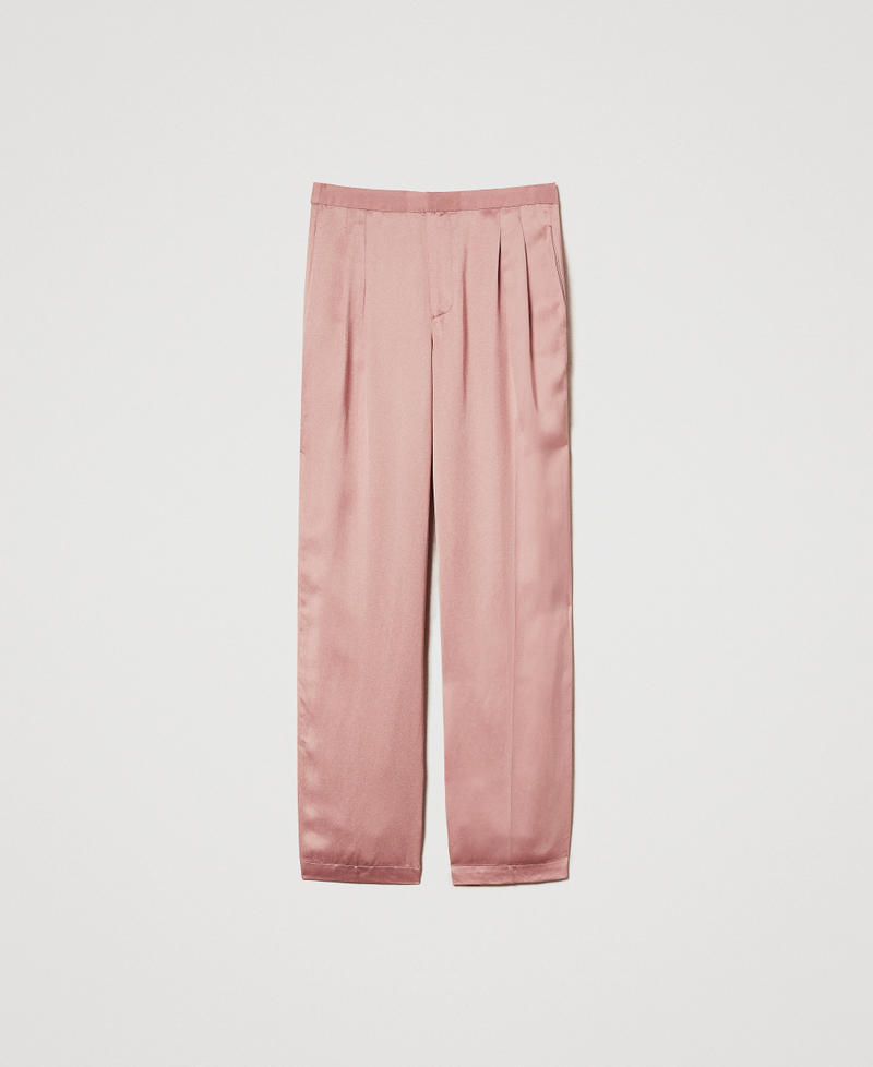 Envers satin trousers Dusty Coral Woman 251TT2273_12364_S0