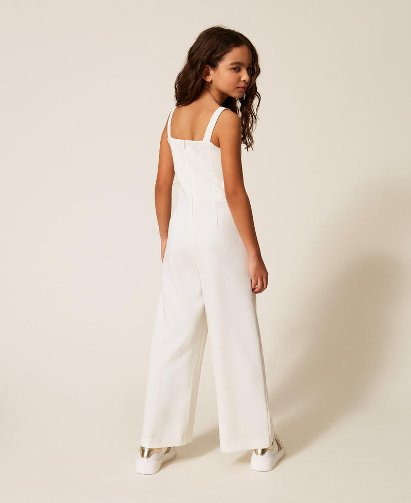 Double-breasted cr&ecirc;pe jumpsuit Off White Girl 261GJ2Q50_00526_03
