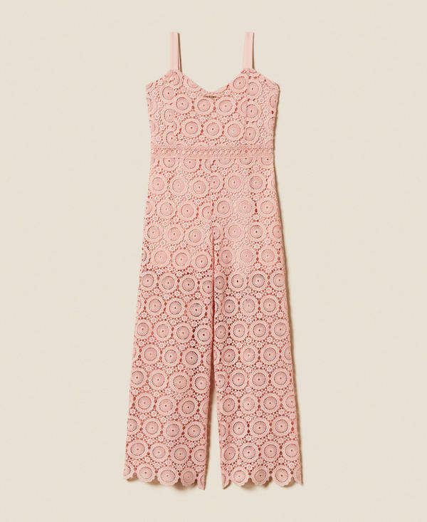 Macram&eacute; lace jumpsuit