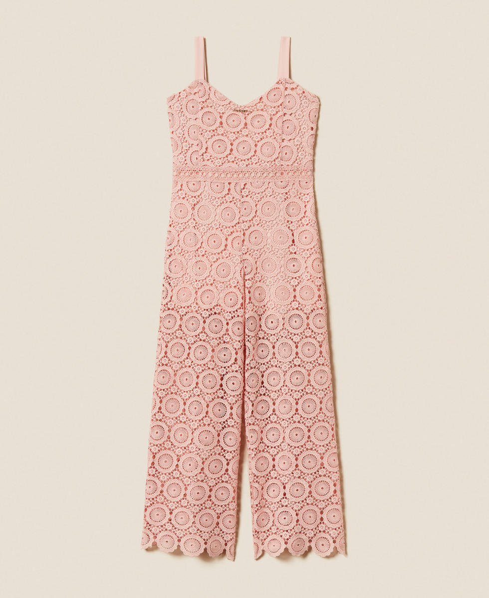 Jumpsuit aus Makrameespitze Pink Dancer M&auml;dchen 261GJ2Q22_10021_S0
