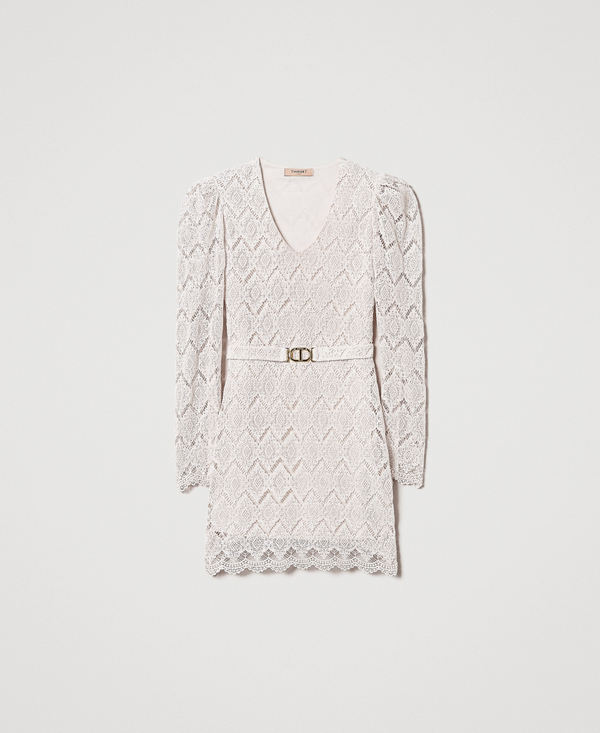 Short macram&eacute; lace dress