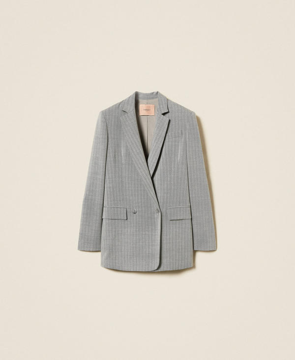 Wool blend sartorial blazer
