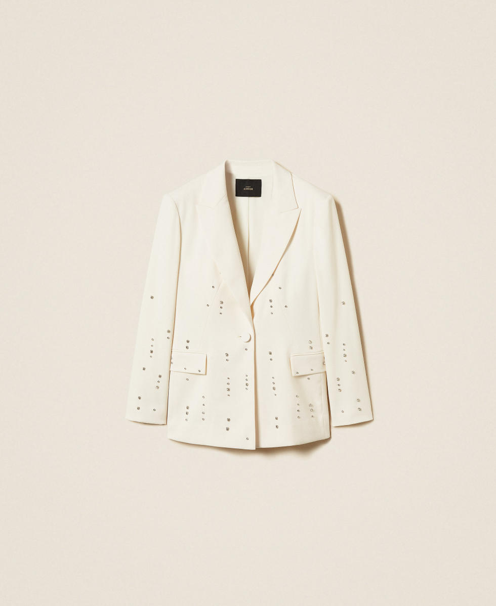 Блейзер с ручной вышивкой