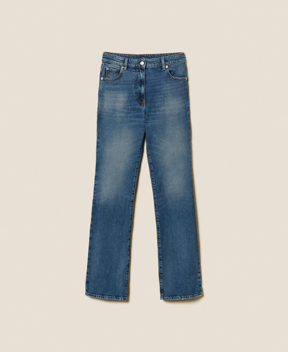 Jean droit avec cinq poches