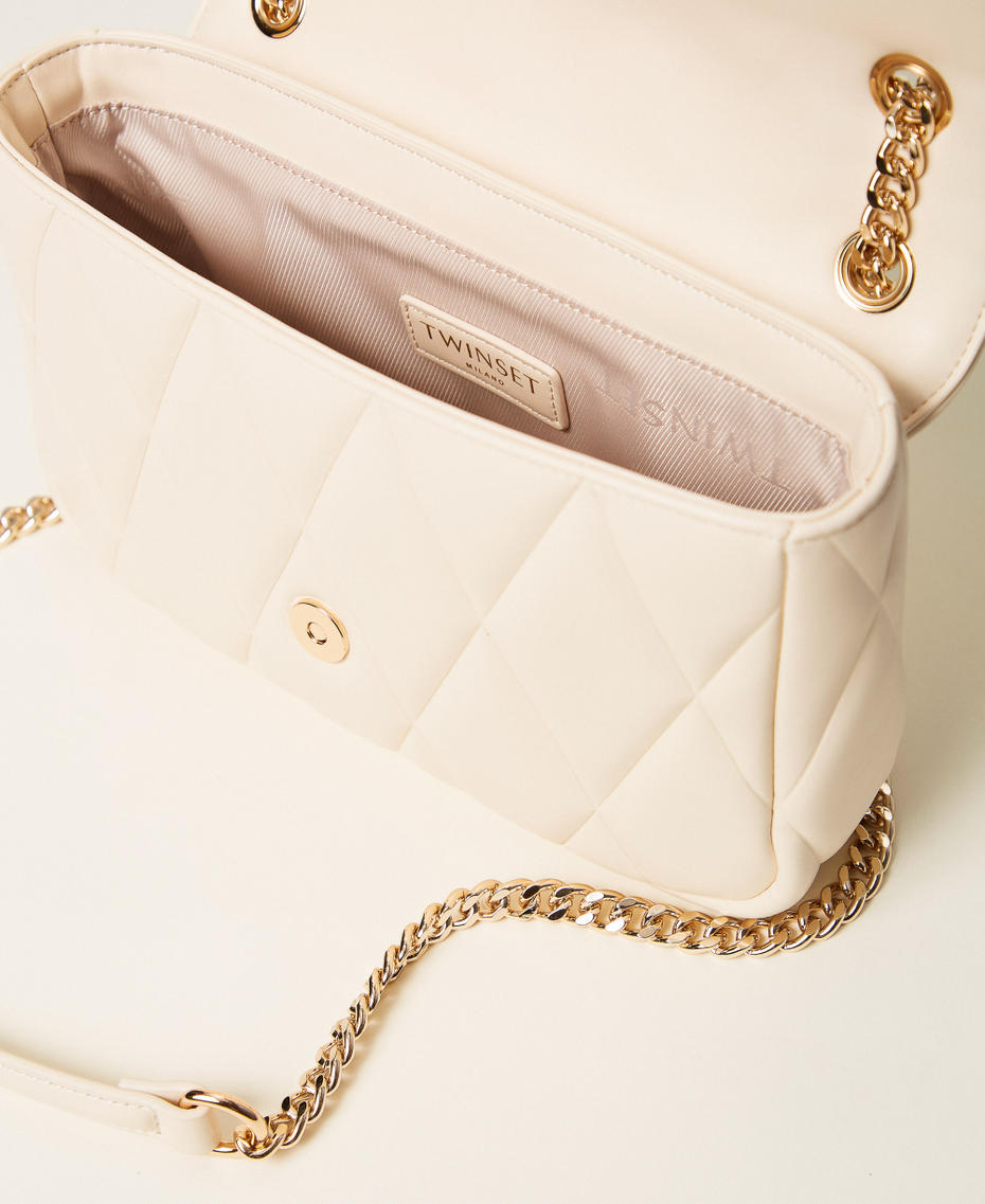 Medium quilted shoulder bag "Parchment" Beige Woman 252TB7053_07222_04