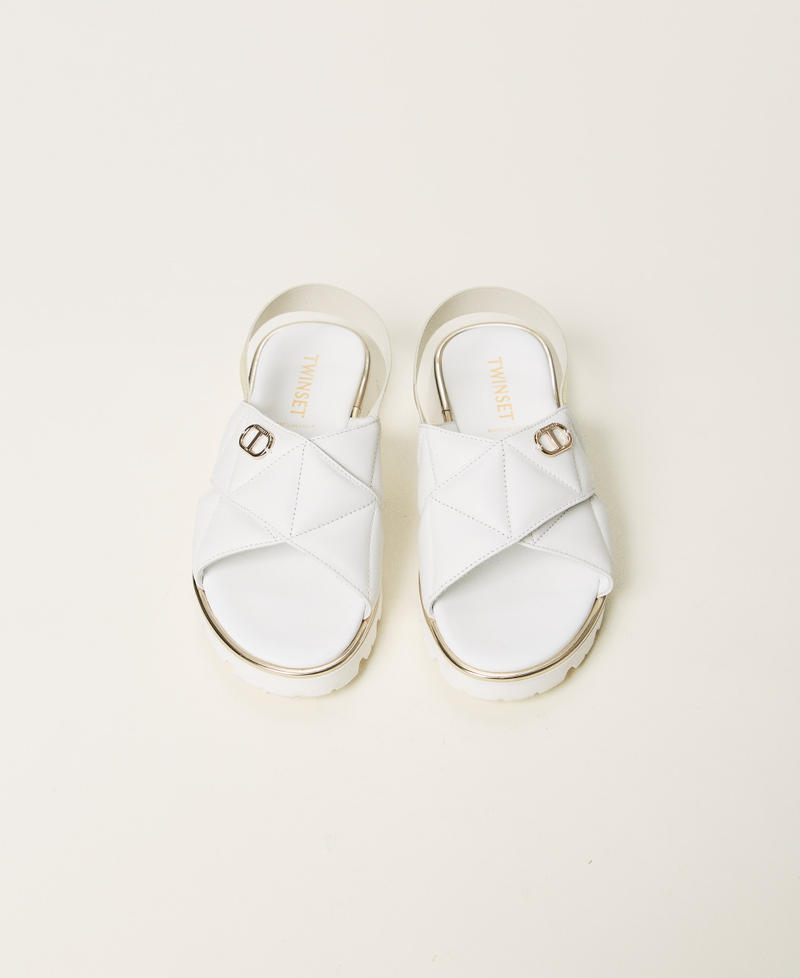 Sandali baby in pelle Bianco "Ice" Bambina 251GCB030_00808_04