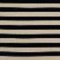 Pochette aus Canvas Streifen Schwarz/Fog Frau 13475_C