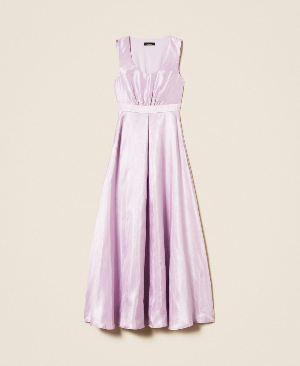 Abito lungo in shantung Viola "Fair Orchid" Donna 252AP2182_12560_S0