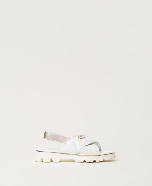 Leather baby sandals