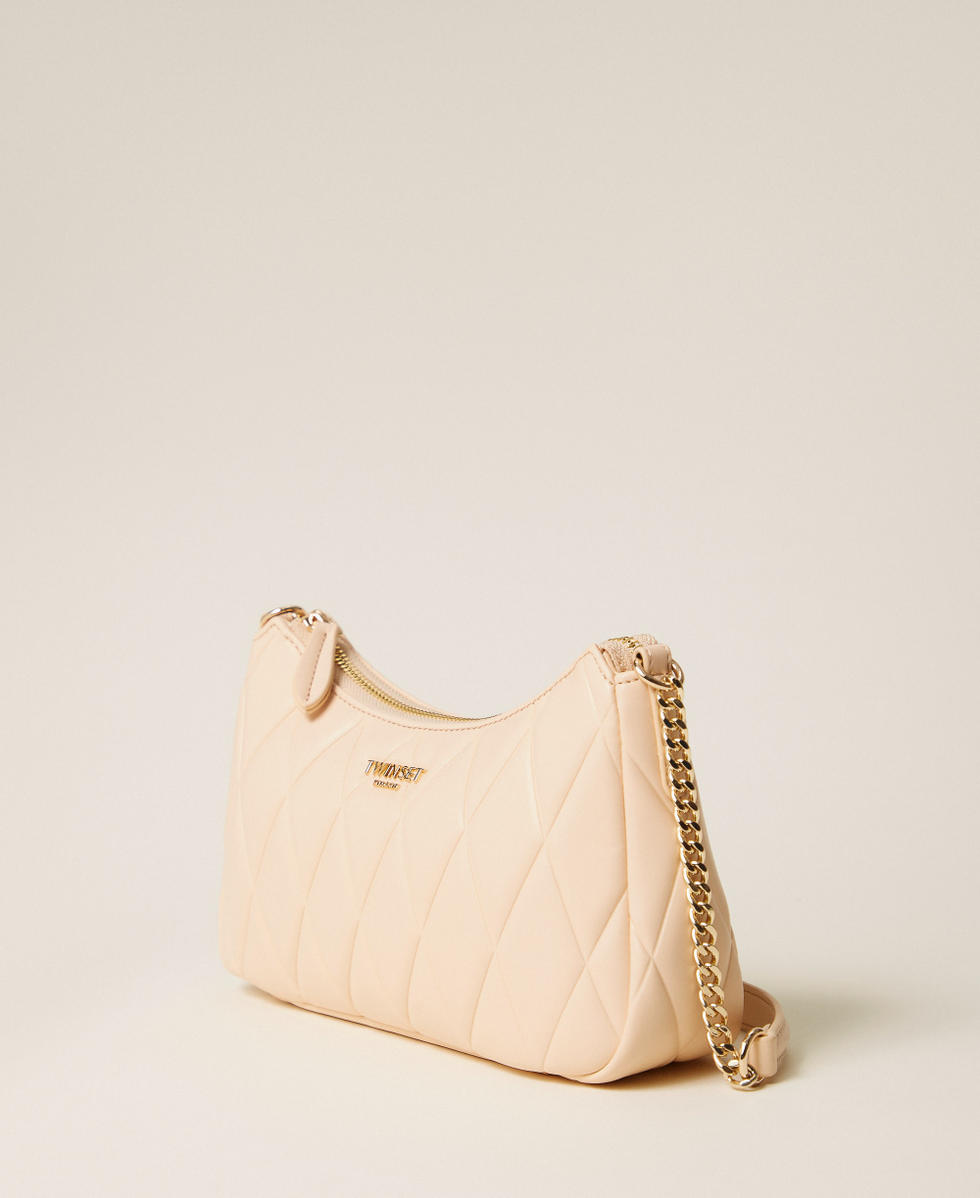 Quilted shoulder bag Peach Pink Woman 261TB7284_11750_02