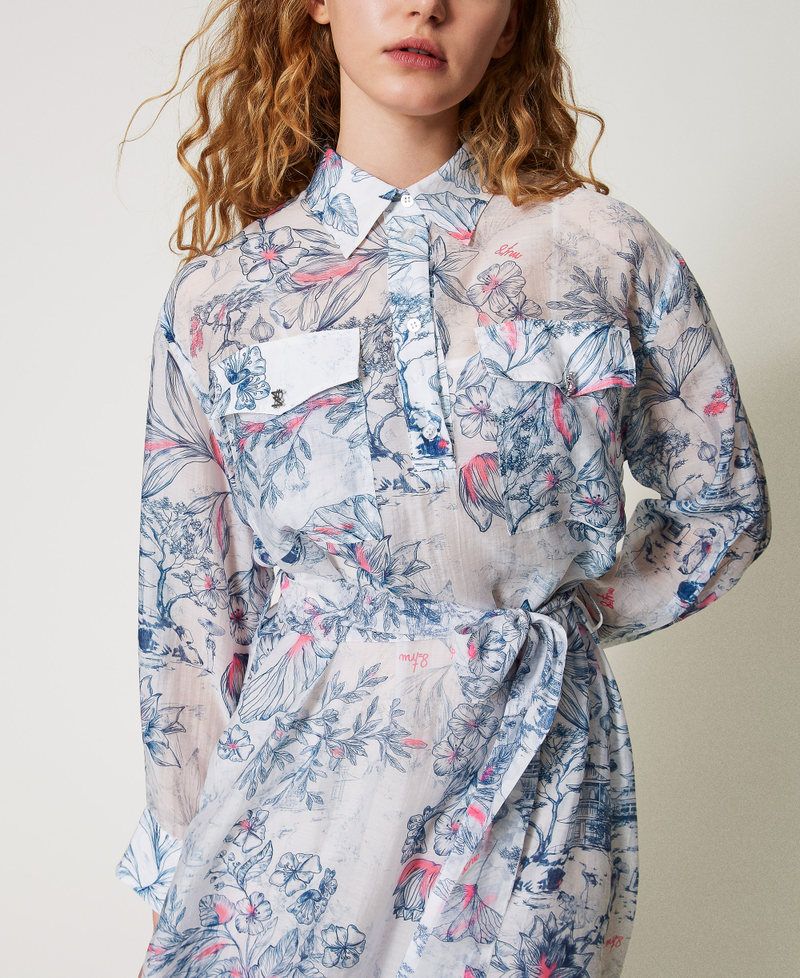 Vestido midi MYFO de organza