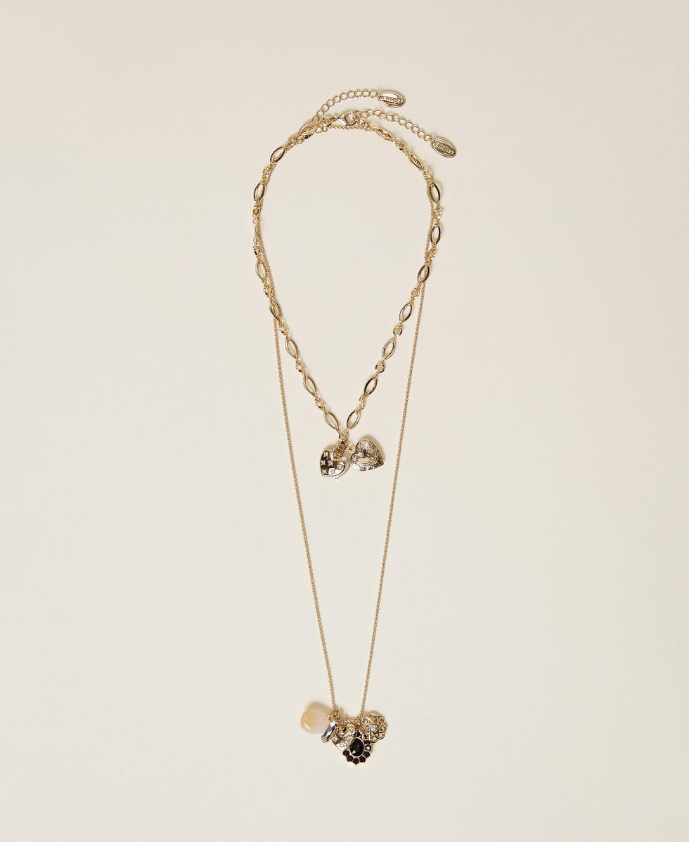Parure de colliers avec c&oelig;urs New Gold Femme 262TA4030_10630_01