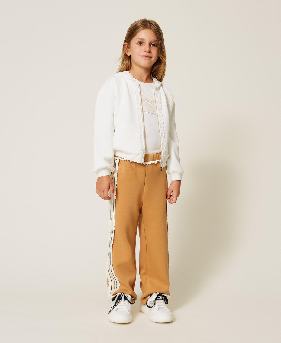 Baby-T-Shirt in Regular-Fit mit gesticktem Logo Wei&szlig; Schnee M&auml;dchen 262GB2123_00282_T0