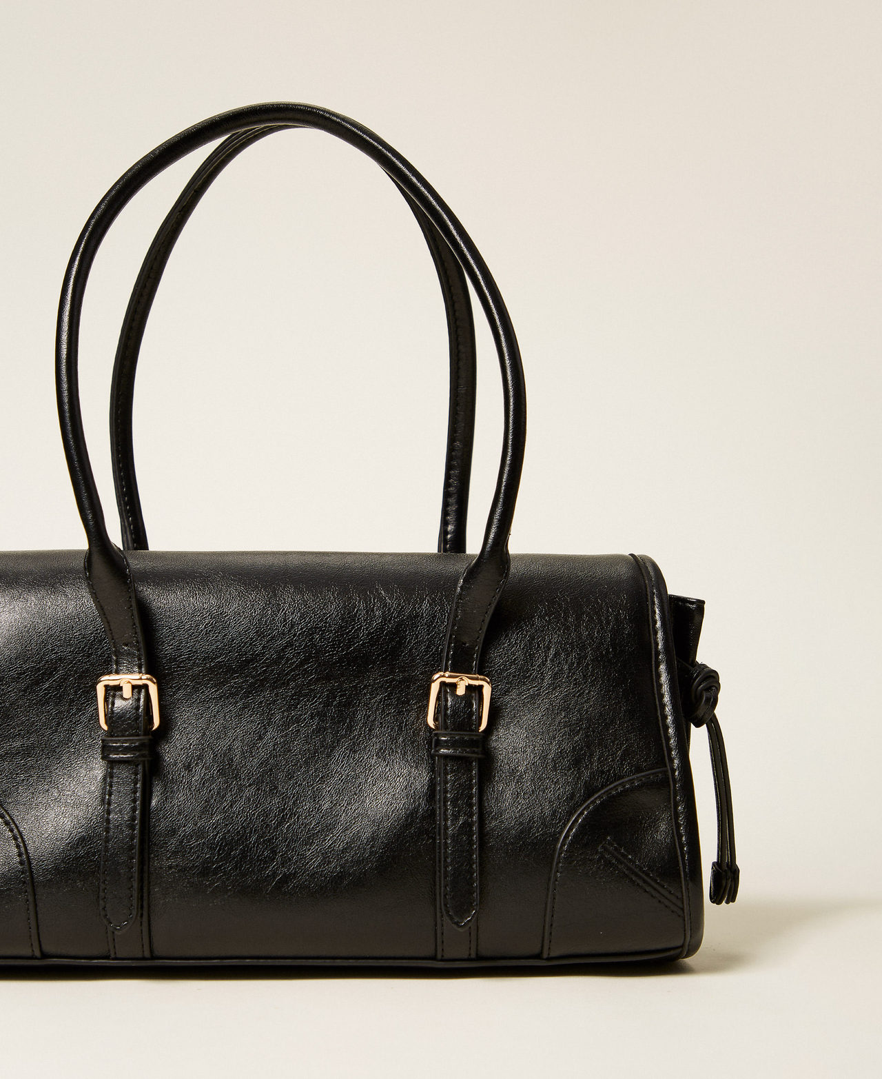 Bowler bag with buckles Black Woman 252TD8041_00006_03