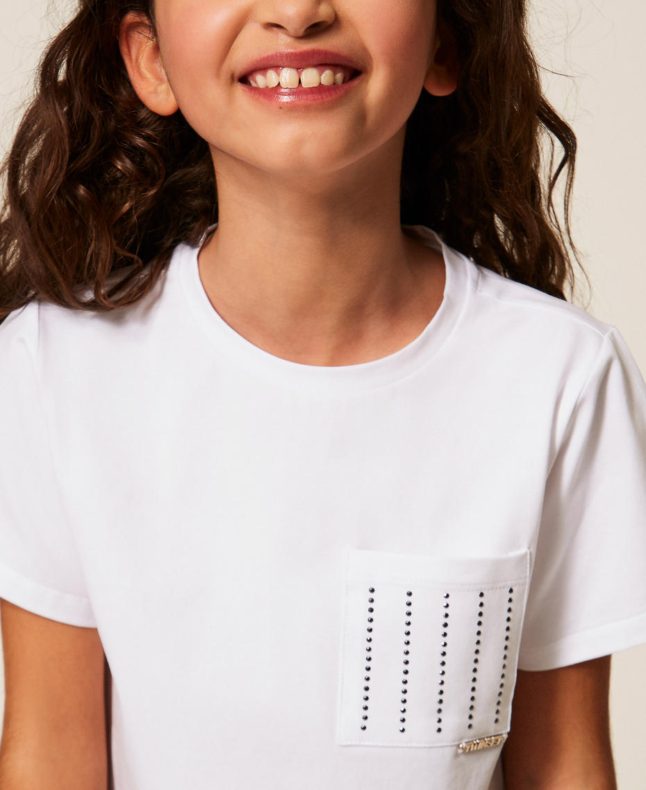 Regular fit T-shirt with studs Off White Girl 261GJ2092_00526_04