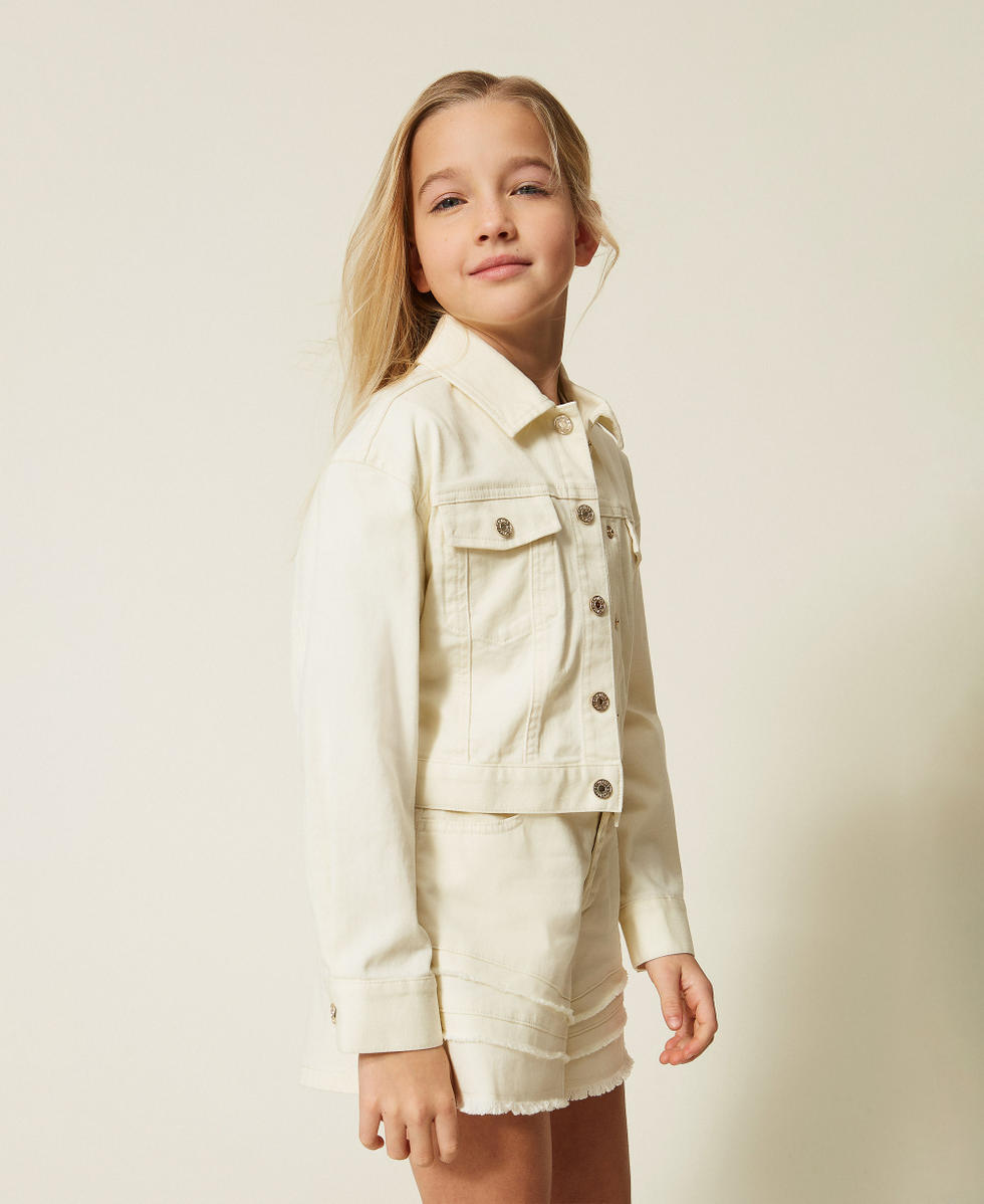 Bull denim jacket with buttons Off White Girl 261GJ2100_00526_02