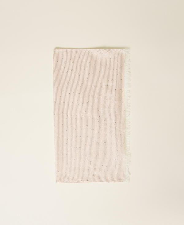 Jacquard keffiyeh with sequins