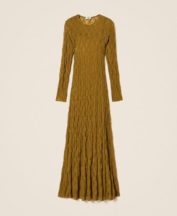 Long stretch lace dress