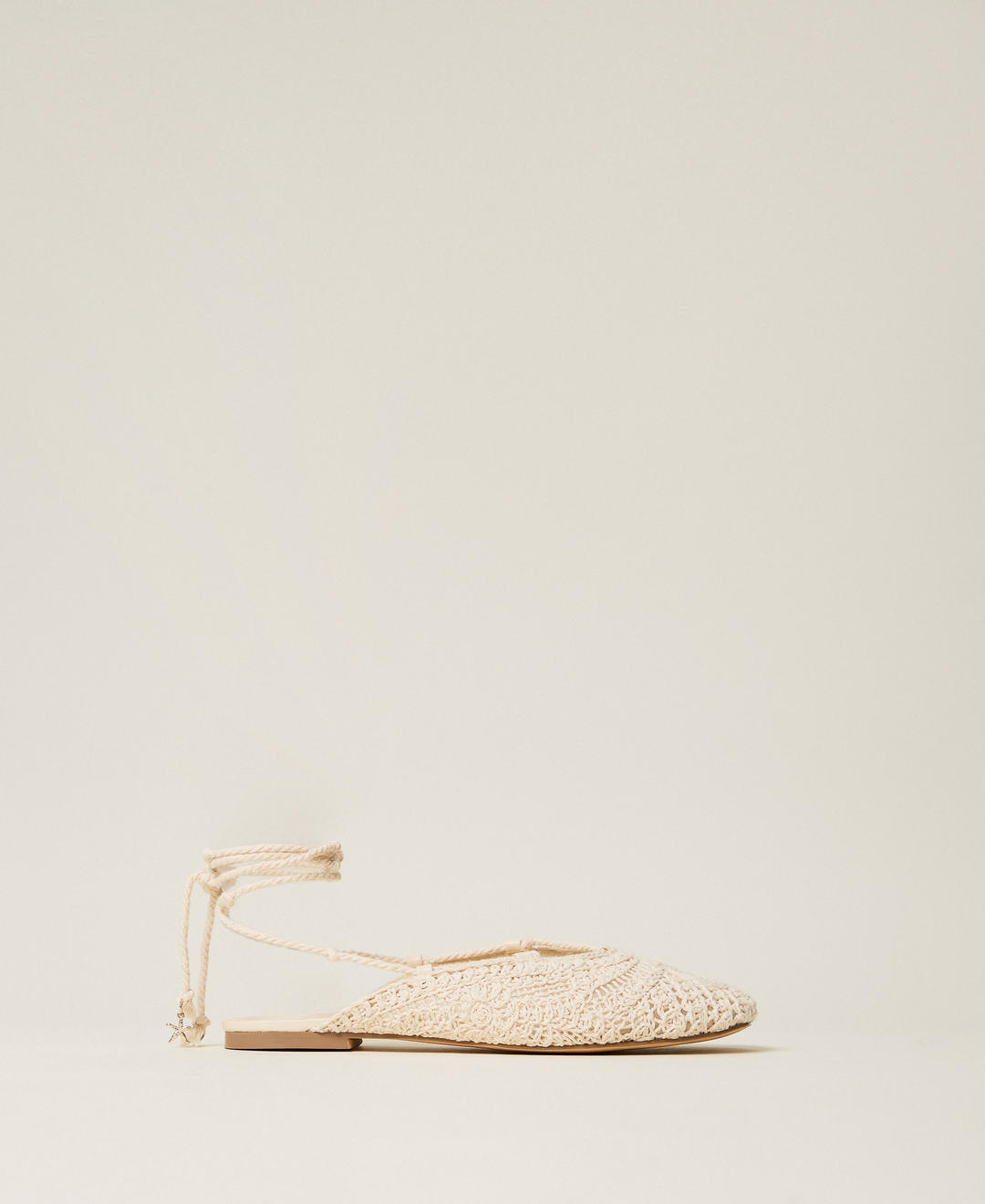 Ballerines mules en crochet