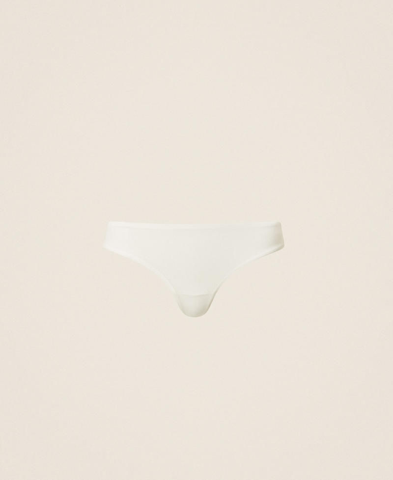 Charmeuse Brazilian briefs Off White Woman 261LL6B77_00526_S0