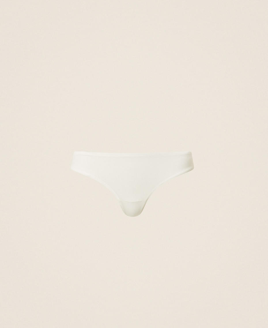 Charmeuse Brazilian briefs Off White Woman 261LL6B77_00526_S0