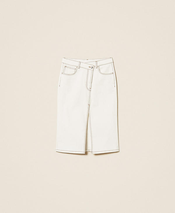 Jupe en bull de coton bio